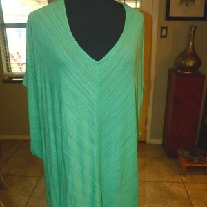 AVA VIV Dolman Sleeve Tunic Top 1X/2X